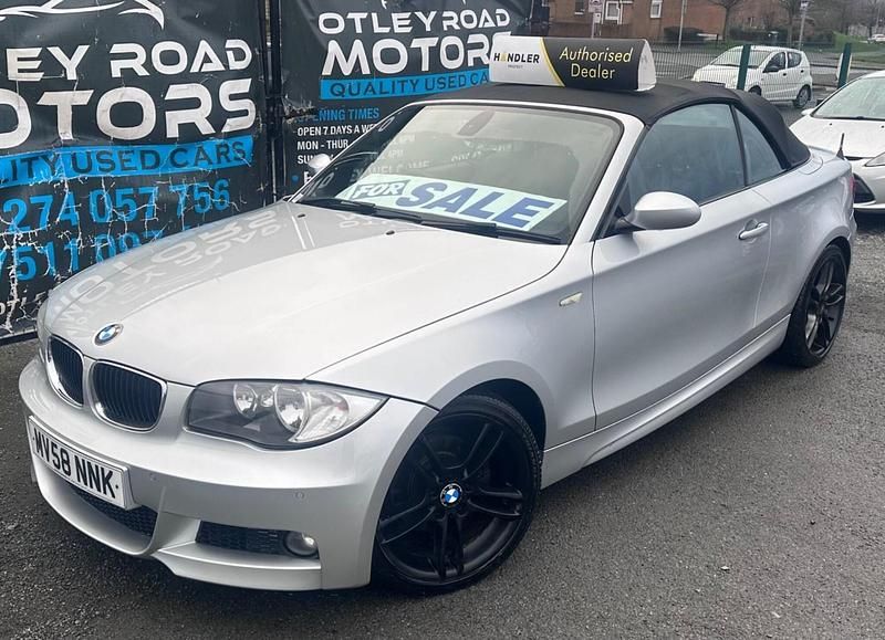 Silver Used 2008 BMW 120 Cabriolet M Sport Cabriolet | £3,295 (Fair price) - Image 1/4