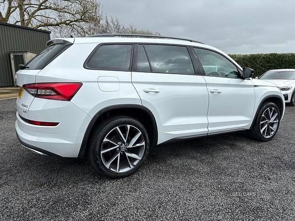 Used Skoda Kodiaq SportLine 190 HP (139 kW) 2018 White SUV