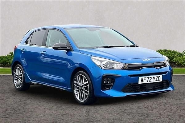 Blue Used 2022 Kia Rio 4 Hatchback | £15,426 (Fair price) - Image 1/4
