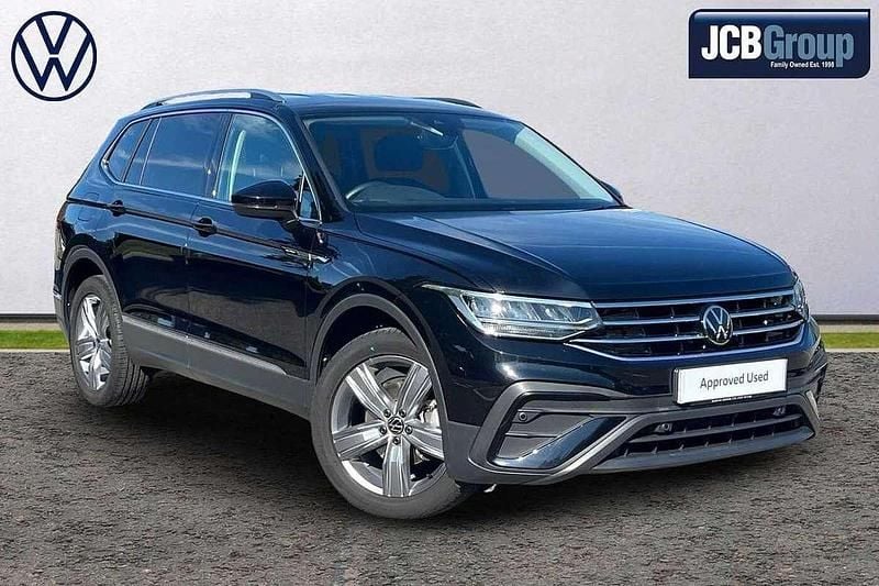 Black Used 2024 VW Tiguan Allspace Life SUV | £34,090 - Image 1/4