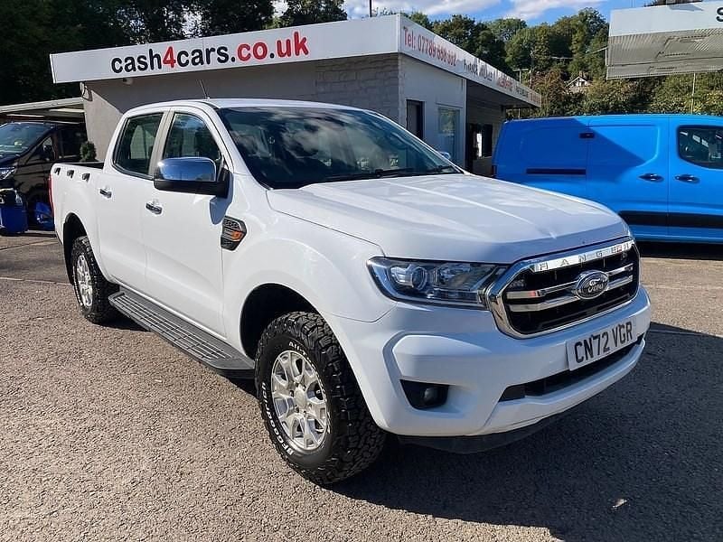 White Used 2022 Ford Ranger XLT Pickup | £14,495 (Super price) - Image 1/4