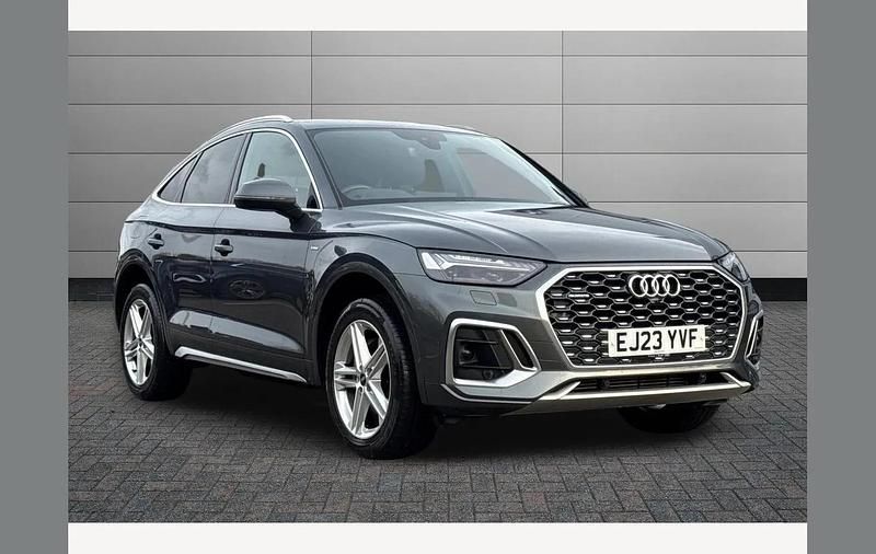 Grey Used 2023 Audi Q5 Sportback S-Line SUV | £33,595 (Fair price) - Image 1/4