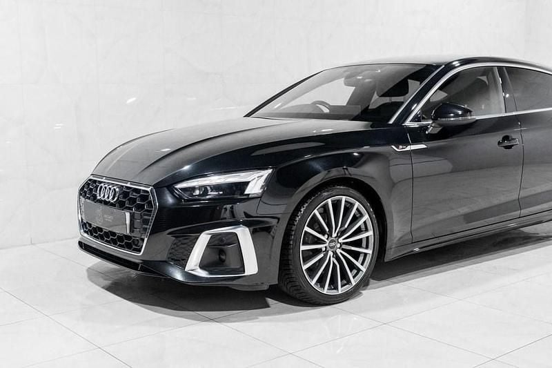 Used Audi A5 Sportback S-Line 163 HP (119 kW) 2022 Black Hatchback