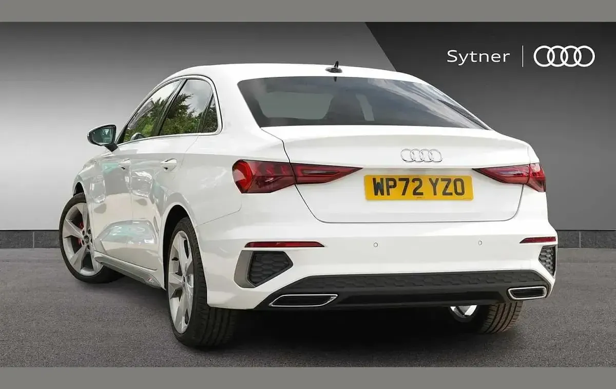 Used Audi A3 S-Line 108 HP (79 kW) 2022 White Sedan
