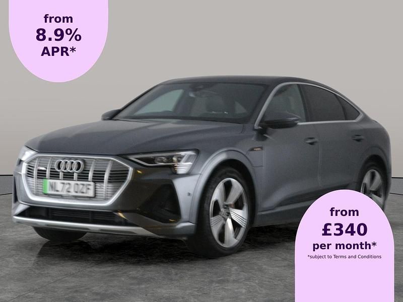 Grey Used 2022 Audi e-tron S-Line SUV | £23,761 (Good price) - Image 1/2