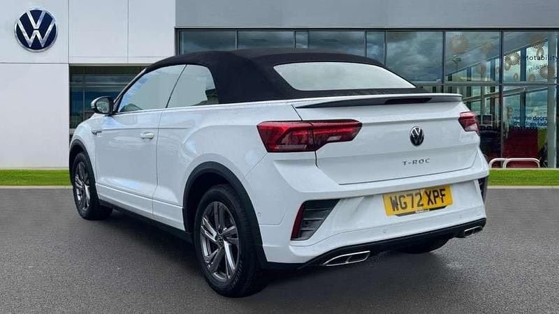 Used VW T-Roc Cabriolet R-line 150 HP (110 kW) 2023 White Cabriolet