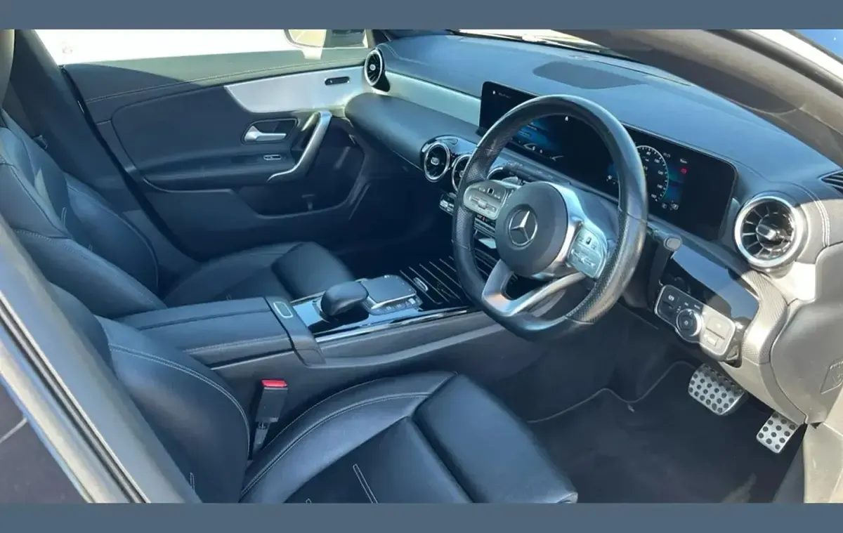Used Mercedes CLA250 AMG line 224 HP (164 kW) 2021 Cosmos black metallic Coupe