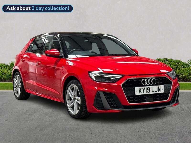 Red Used 2019 Audi A1 S-Line Hatchback | £14,076 (Fair price) - Image 1/4