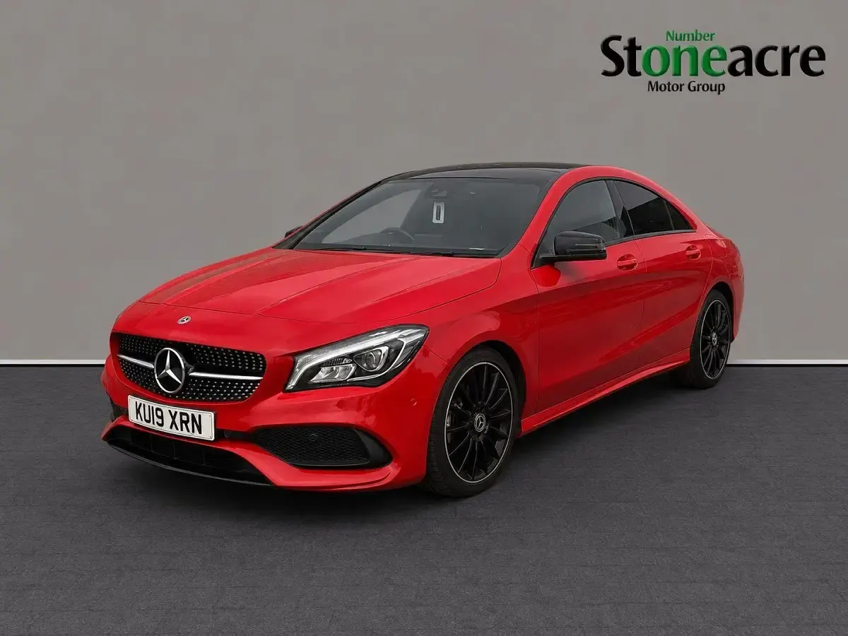 Used Mercedes CLA200 AMG line 2019 Red Coupe