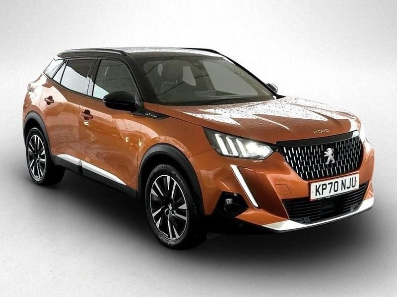 Orange Used 2020 Peugeot 2008 GT-line SUV | £12,799 (Fair price) - Image 1/4