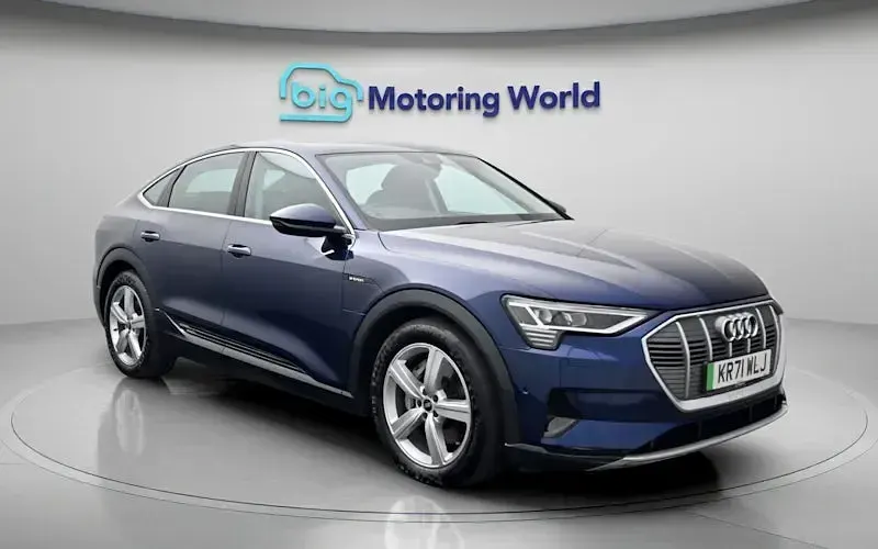 Used Audi e-tron Sportback 300 kW (408 HP) 2021 Blue SUV