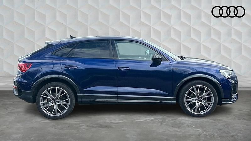 Used Audi Q3 Sportback Black Edition 150 HP (110 kW) 2025 Navarra blue SUV