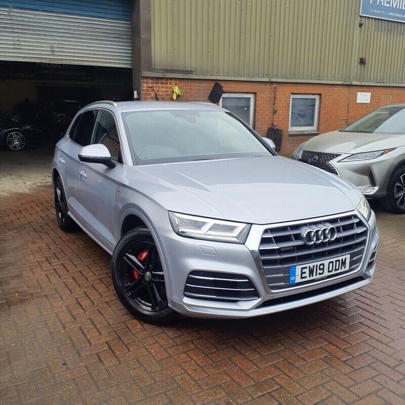 Silver Used 2019 Audi Q5 S-Line SUV | £17,750 - Image 1/4