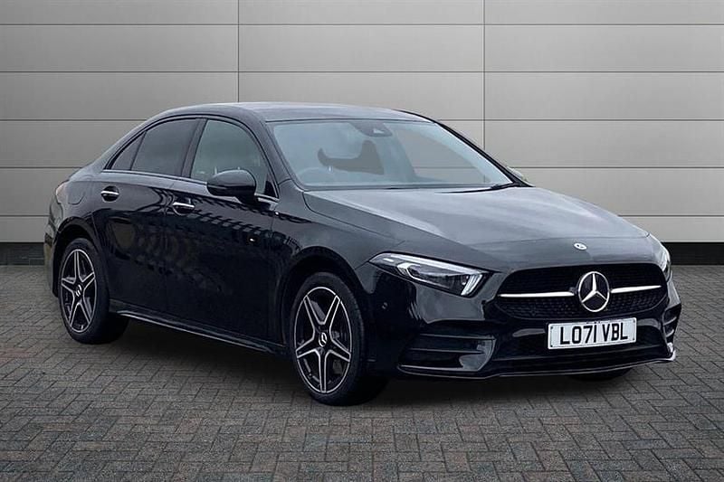 Black Used 2022 Mercedes A250 AMG Line Premium Plus Sedan | £22,490 (Fair price) - Image 1/4