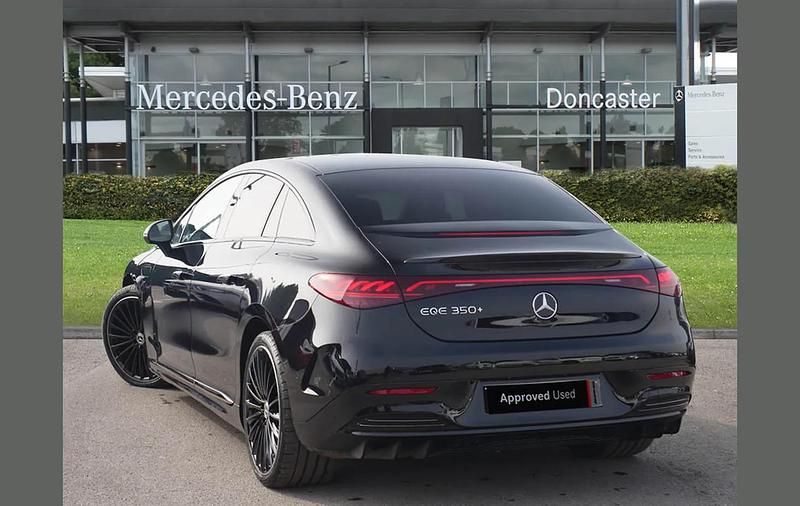 Used Mercedes EQE350 AMG line 214 kW (292 HP) 2025 Black Sedan