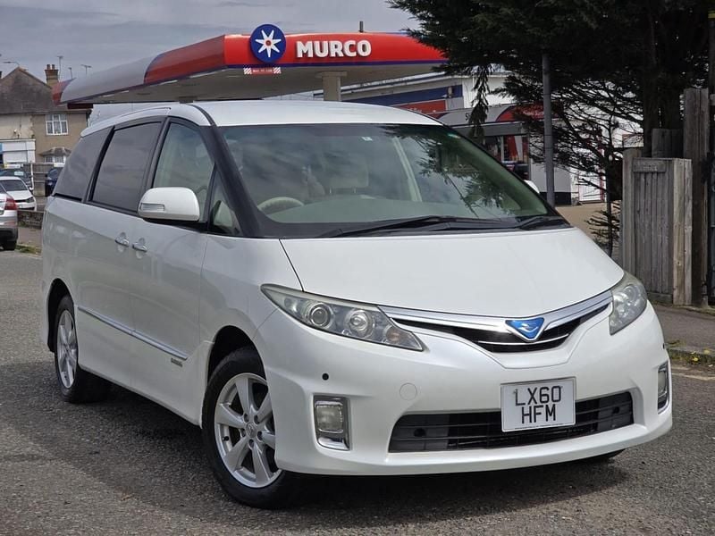 Used Toyota Estima Hybrid 2010 White MPV