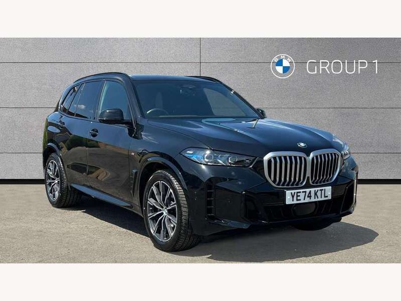 Black Used 2024 BMW X5 M Sport SUV | £69,992 - Image 1/4