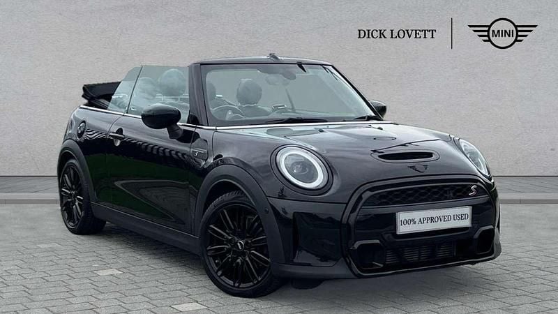 Black Used 2022 Mini Cooper S Cabriolet Exclusive Cabriolet | £21,488 (Good price) - Image 1/4