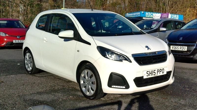 White Used 2015 Peugeot 108 Active Hatchback | £3,695 (Fair price) - Image 1/4