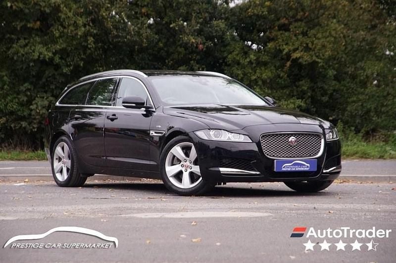 Black Used 2019 Jaguar XF Sportbrake Portfolio Estate | £13,599 - Image 1/4