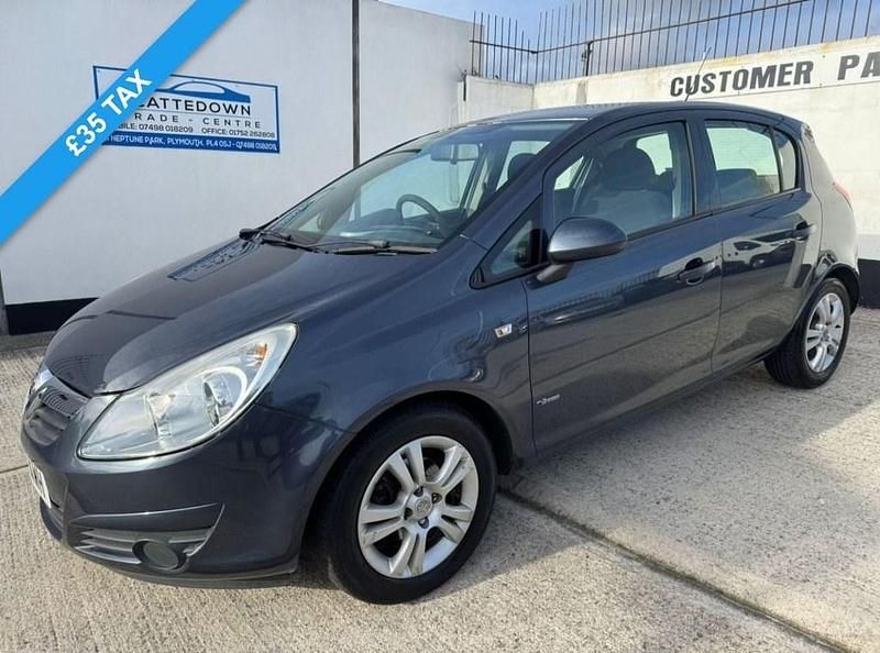 Used Vauxhall Corsa 90 HP (66 kW) 2008 Blue Hatchback