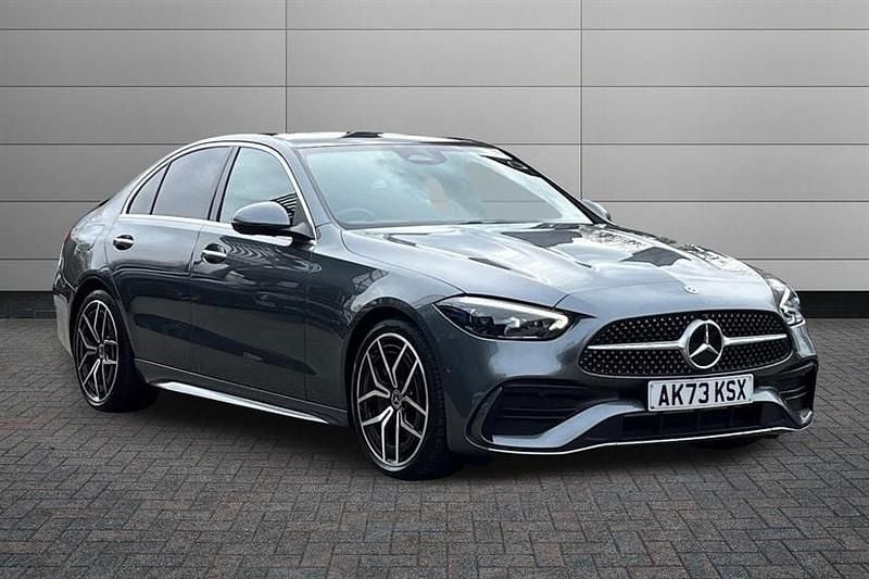 Used Mercedes C200 AMG Line Premium Plus 204 HP (150 kW) 2024 Selenite grey Sedan