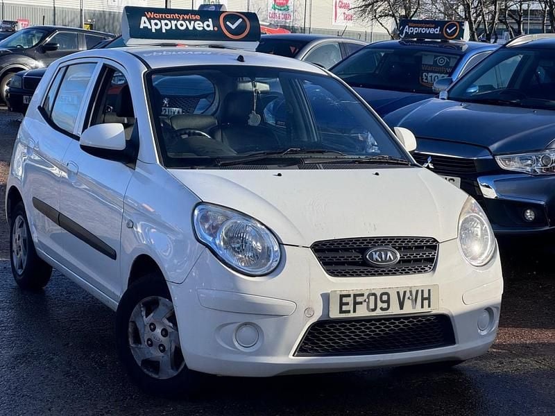 White Used 2009 Kia Picanto Hatchback | £1,475 (Super price) - Image 1/3