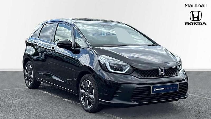 Solid crystal black Used 2024 Honda Jazz Advance Hatchback | £21,867 (Fair price) - Image 1/4