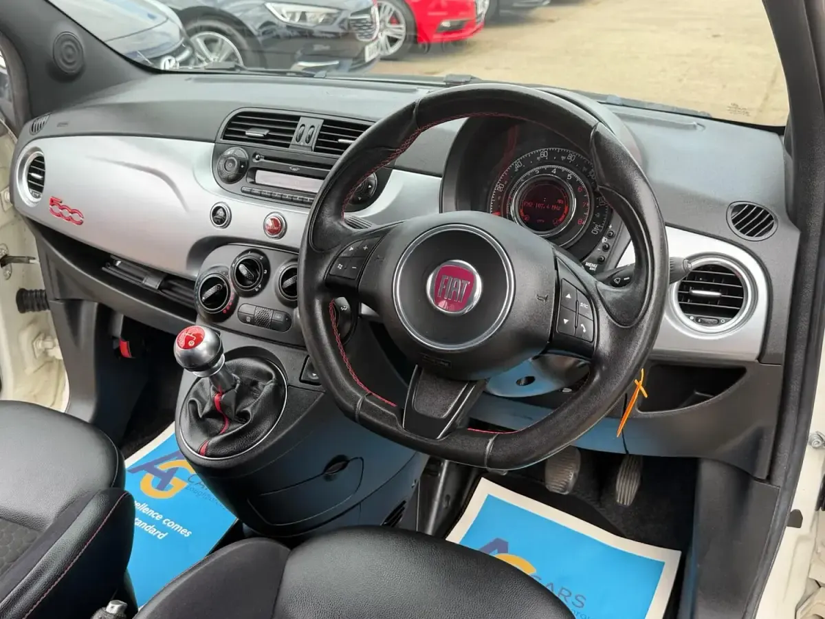 Used Fiat 500 S 69 HP (50 kW) 2013 White Hatchback