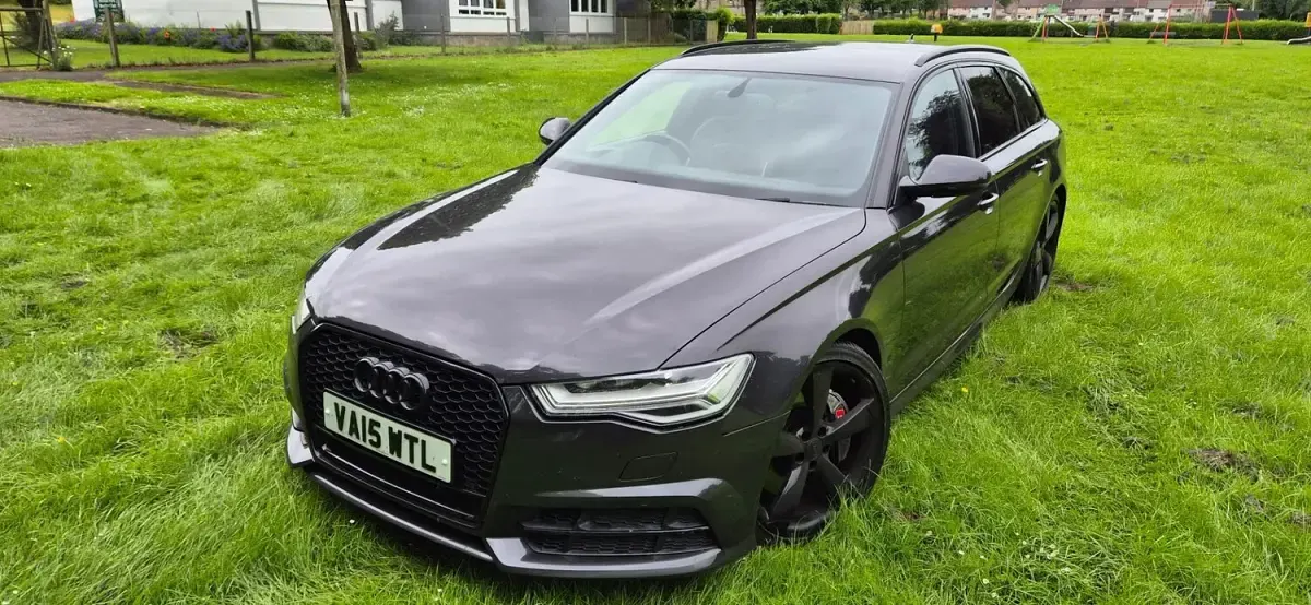 Used Audi A6 Black Edition 320 HP (235 kW) 2015 Grey Estate