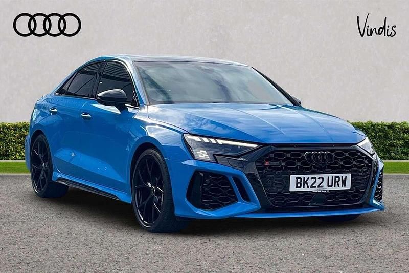 Blue Used 2022 Audi RS3 Sport Hatchback | £48,565 (A bit pricey) - Image 1/3