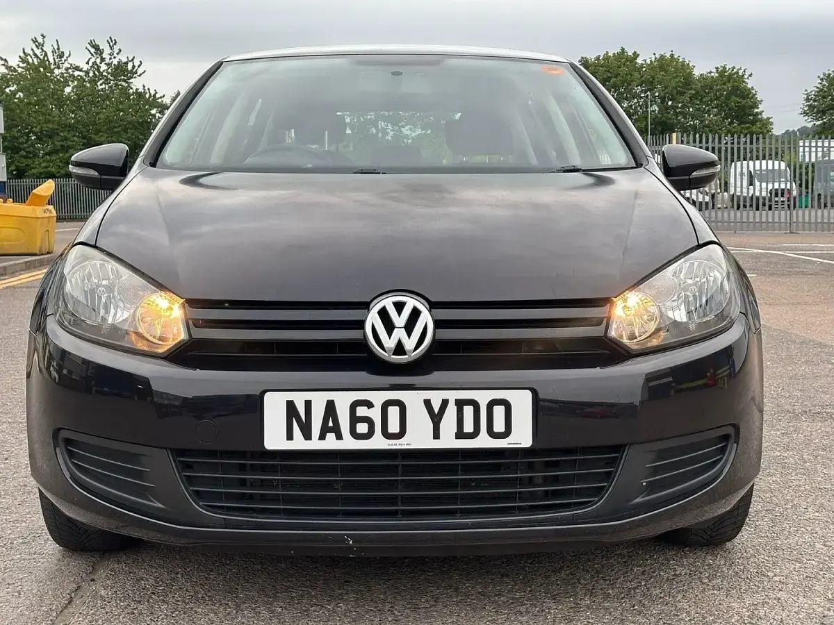 Used VW Golf VI S 105 HP (77 kW) 2010 Black Hatchback