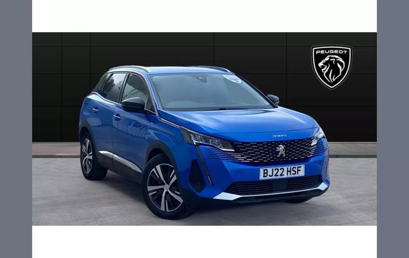 Blue Used 2022 Peugeot 3008 Allure Premium SUV | £19,833 (Fair price) - Image 1/4