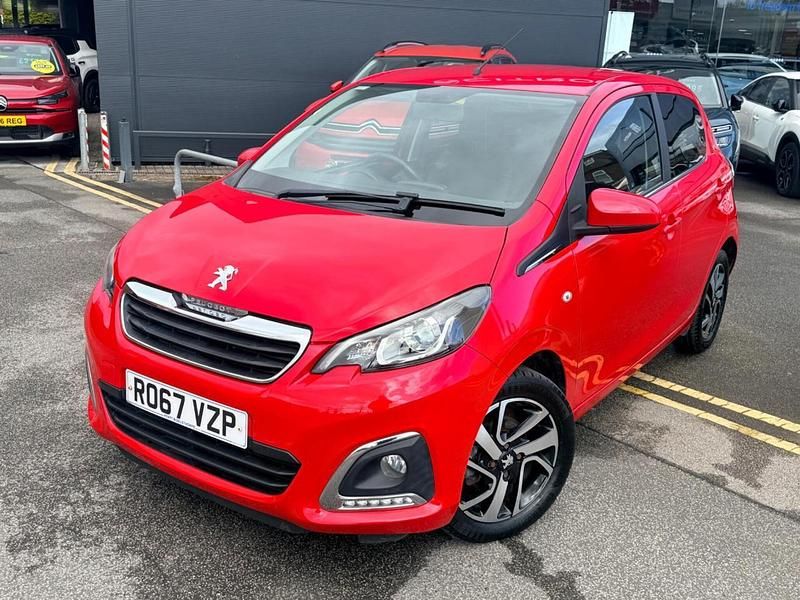 Used Peugeot 108 Allure 67 HP (49 kW) 2017 Red Hatchback