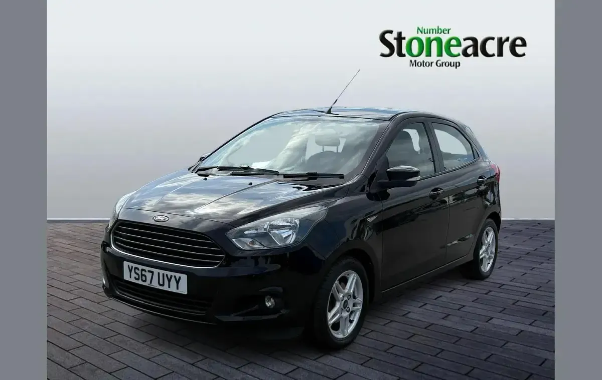 Used Ford Ka Plus Zetec 84 HP (61 kW) 2017 Black Hatchback