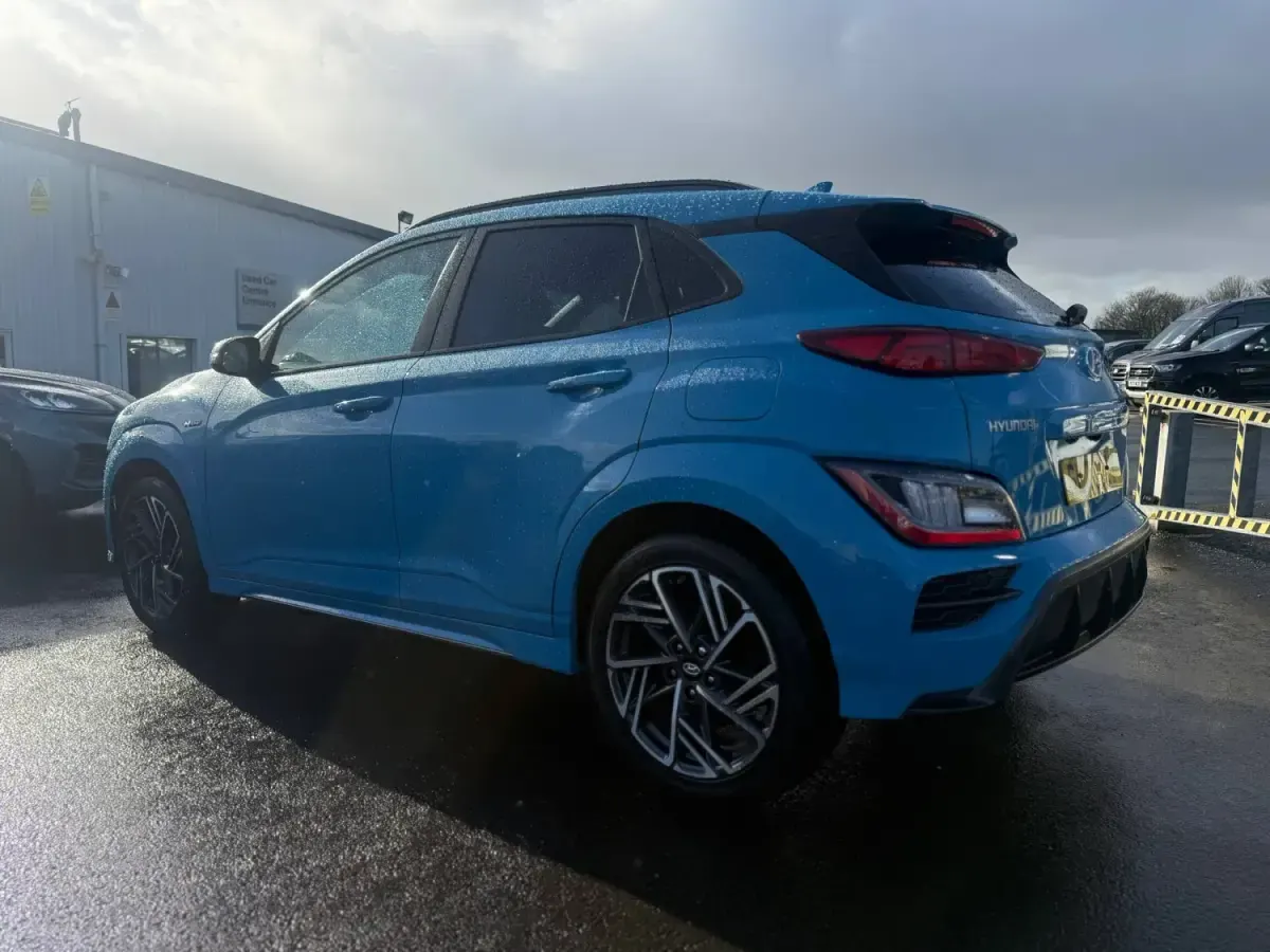Gebraucht Hyundai Kona N Line 120 PS (88 kW) 2022 Blau SUV