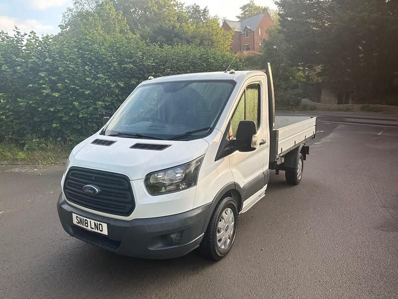 Used Ford Transit 130 HP (95 kW) 2018 White Cabriolet