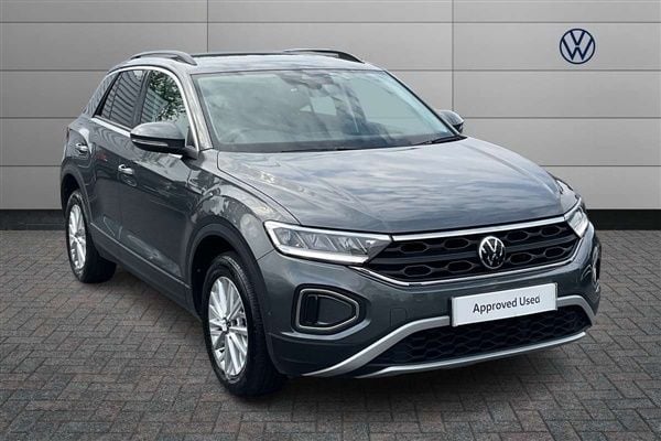 Grey Used 2022 VW T-Roc Life SUV | £19,814 (Fair price) - Image 1/4