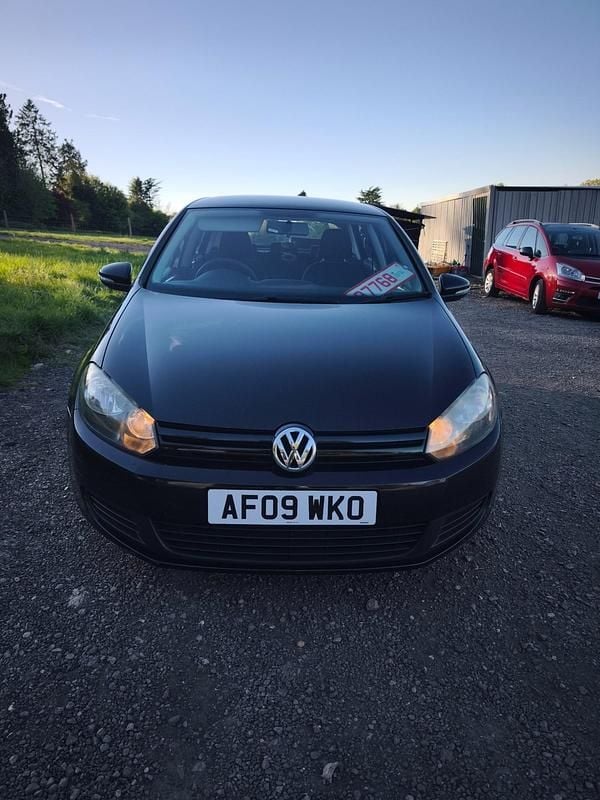 Used VW Golf VI S 110 HP (80 kW) 2009 Black Hatchback
