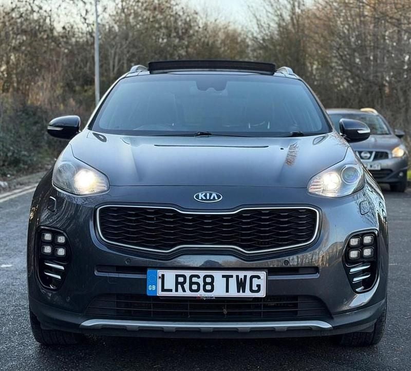 Used Kia Sportage GT-Line S 177 HP (130 kW) 2018 Silver SUV