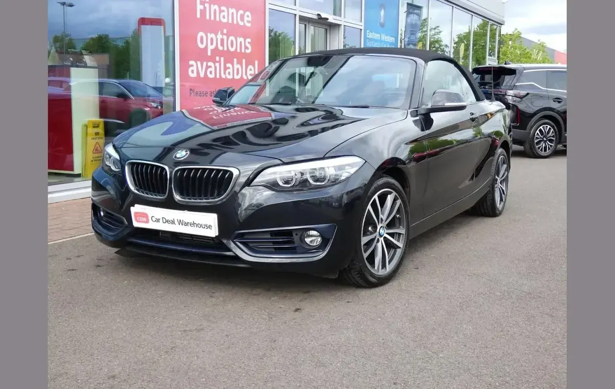 Usado BMW 218 Sport Line 134 HP (98 kW) 2020 Preto Cabrios