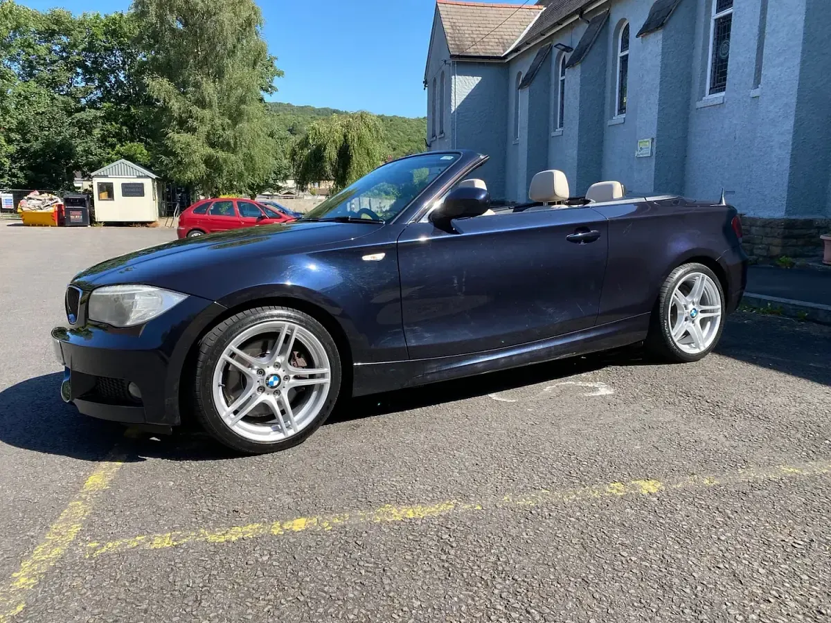 Used BMW 123 Cabriolet Sport Line 2013 Black Cabriolet