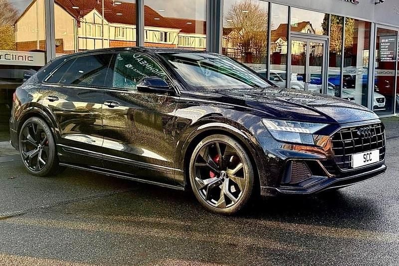 Black Used 2019 Audi Q8 S-Line SUV | £34,995 (Expensive) - Image 1/1