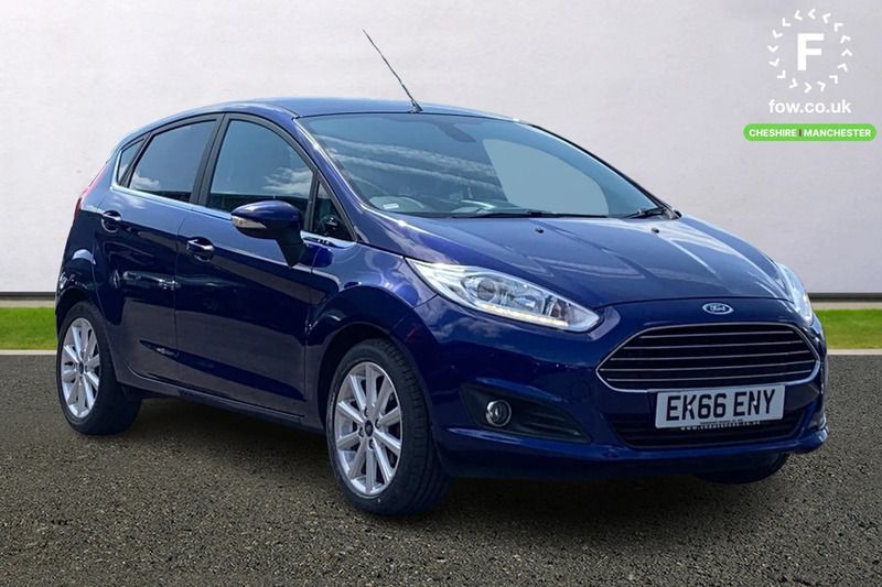 Blue Used 2016 Ford Fiesta Titanium Hatchback | £9,799 (A bit pricey) - Image 1/4