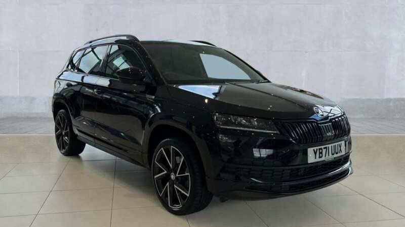 Black Used 2022 Skoda Karoq SportLine SUV | £22,490 (Fair price) - Image 1/4