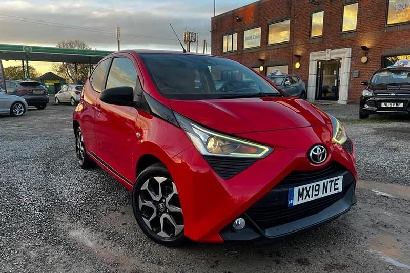 Used Toyota Aygo Trend 71 HP (52 kW) 2019 Red Hatchback
