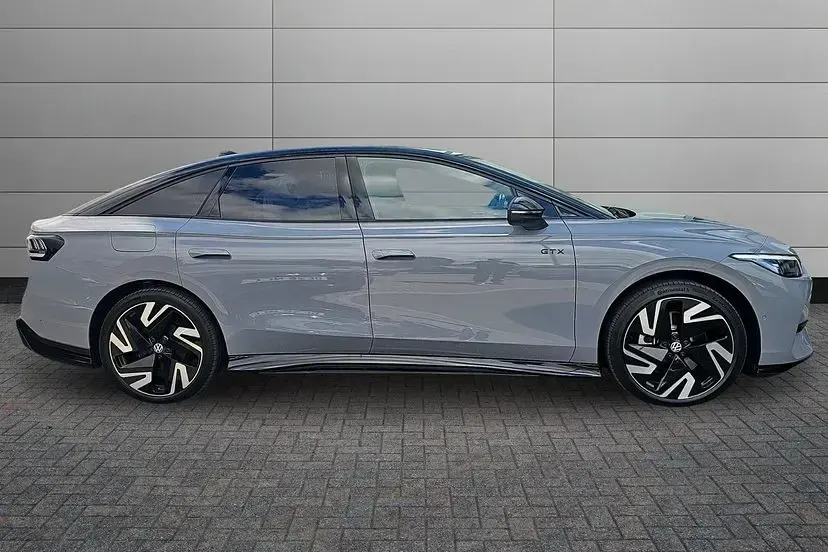New VW ID.7 GTX 246 kW (335 HP) 2026 Moonstone grey with black roof Hatchback