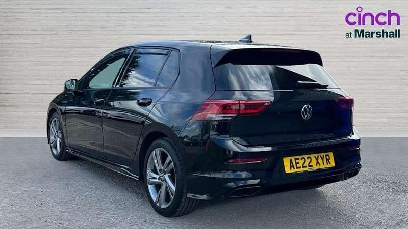 Used VW Golf VIII R-line 150 HP (110 kW) 2022 Black Hatchback