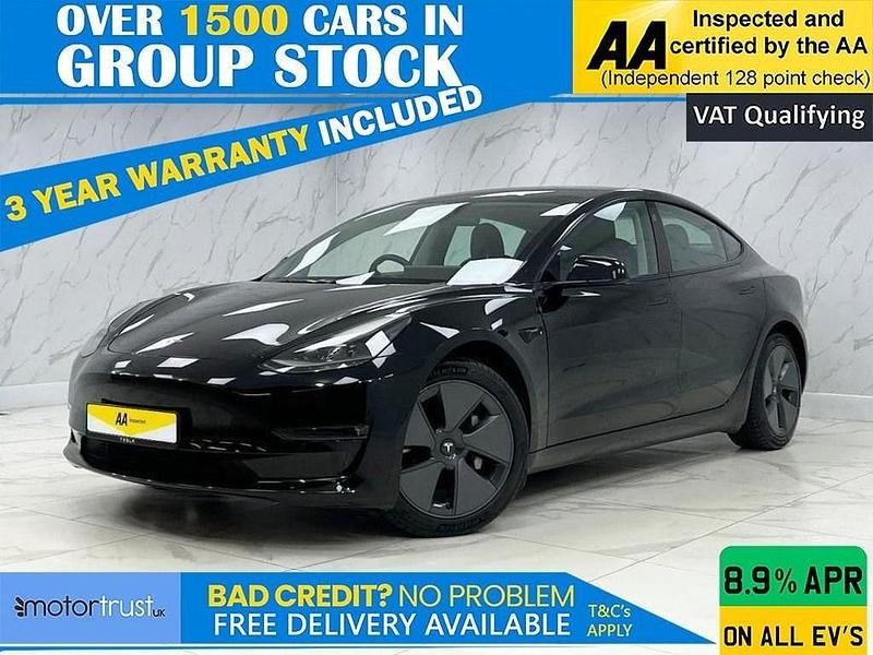 Black Used 2021 Tesla Model 3 Sedan | £18,695 (Fair price) - Image 1/2