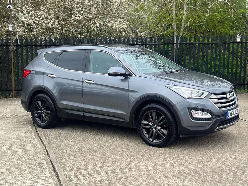 Used Hyundai Santa Fe Premium SE 194 HP (142 kW) 2015 Silver SUV